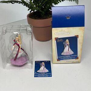Christmas Ornament Hallmark Keepsake Barbie Celebration Vintage Collector Series